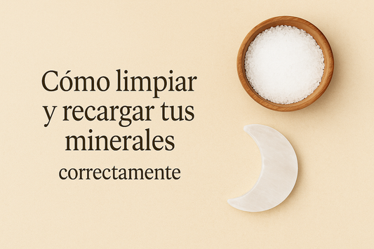 Como limpiar y recargar minerales