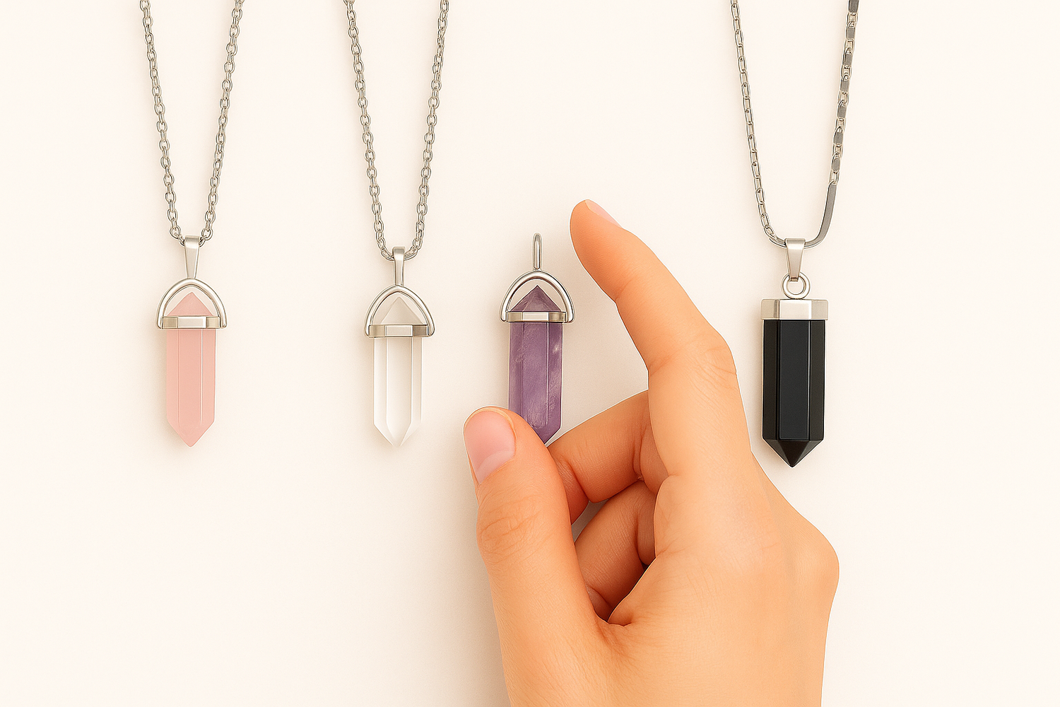 Colgantes de Minerales Naturales