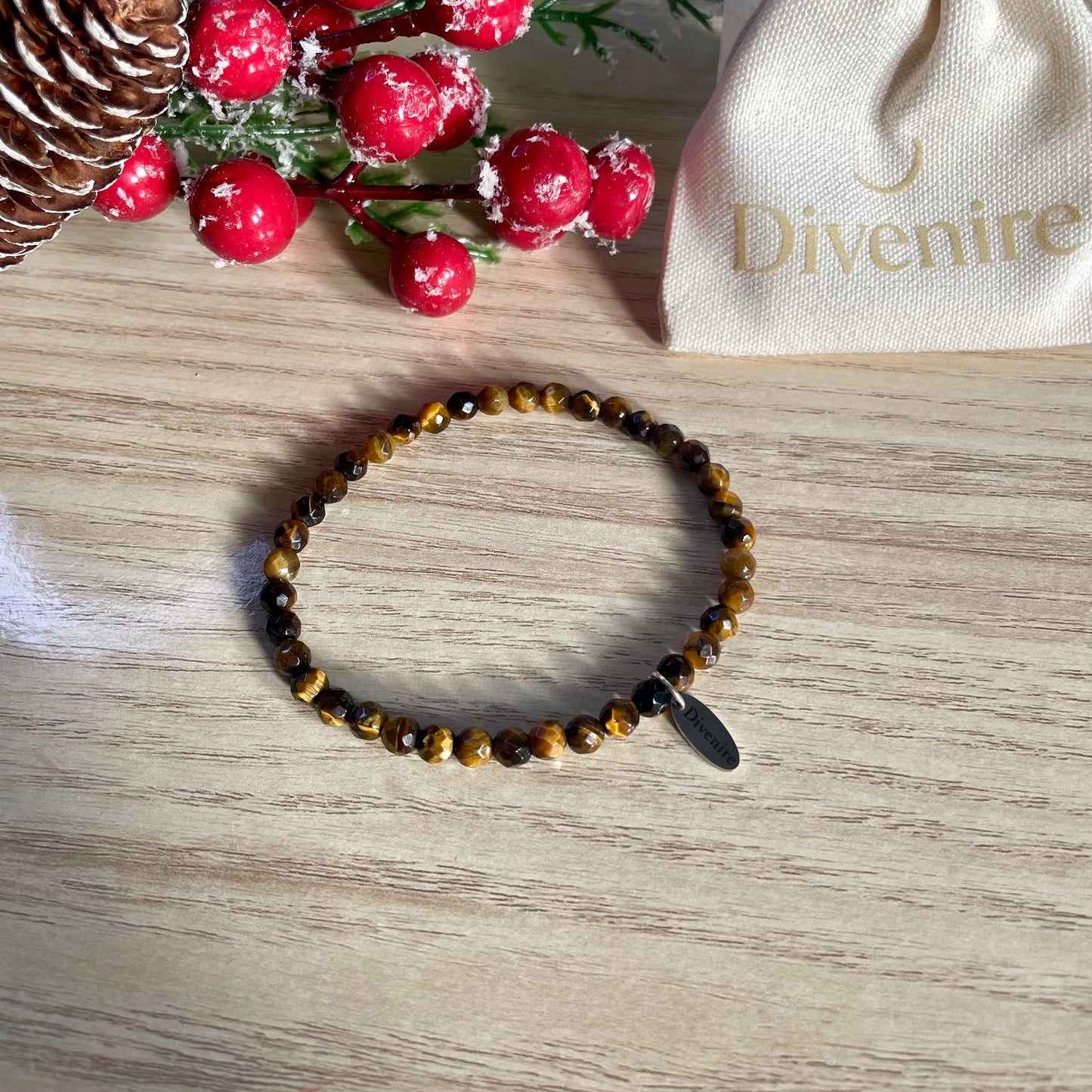 Pulsera Ojo de Tigre 2 mm | Fuerza y Empoderamiento – Divenire