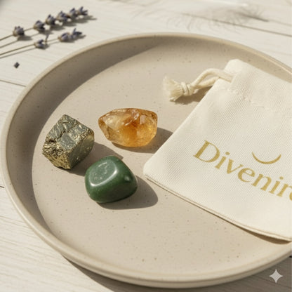 Pack Abundancia y Prosperidad | Piedras Rodadas para atraer dinero y riqueza