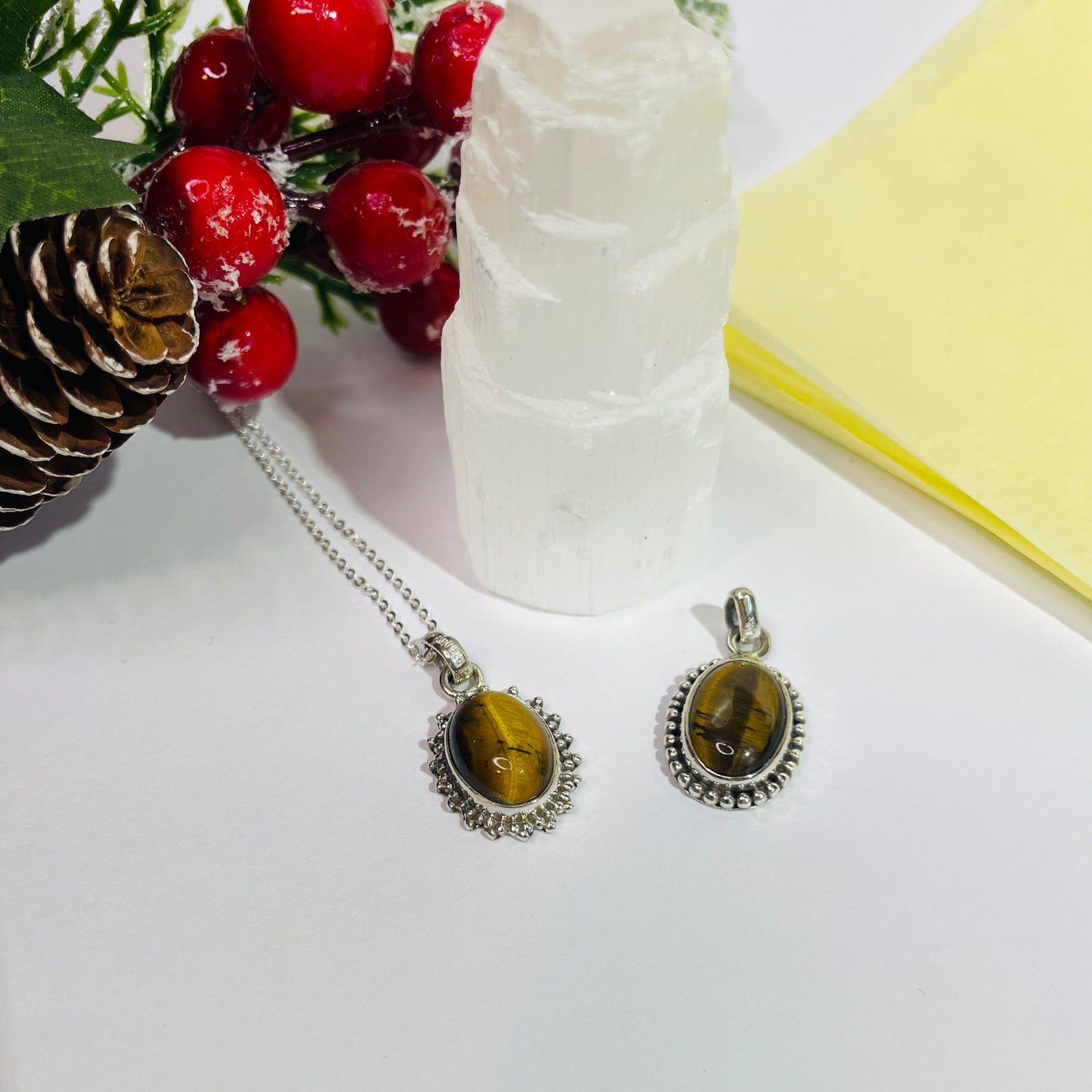 Colgante Ojo de Tigre | Plata 925 | Soy Poderosa – Divenire