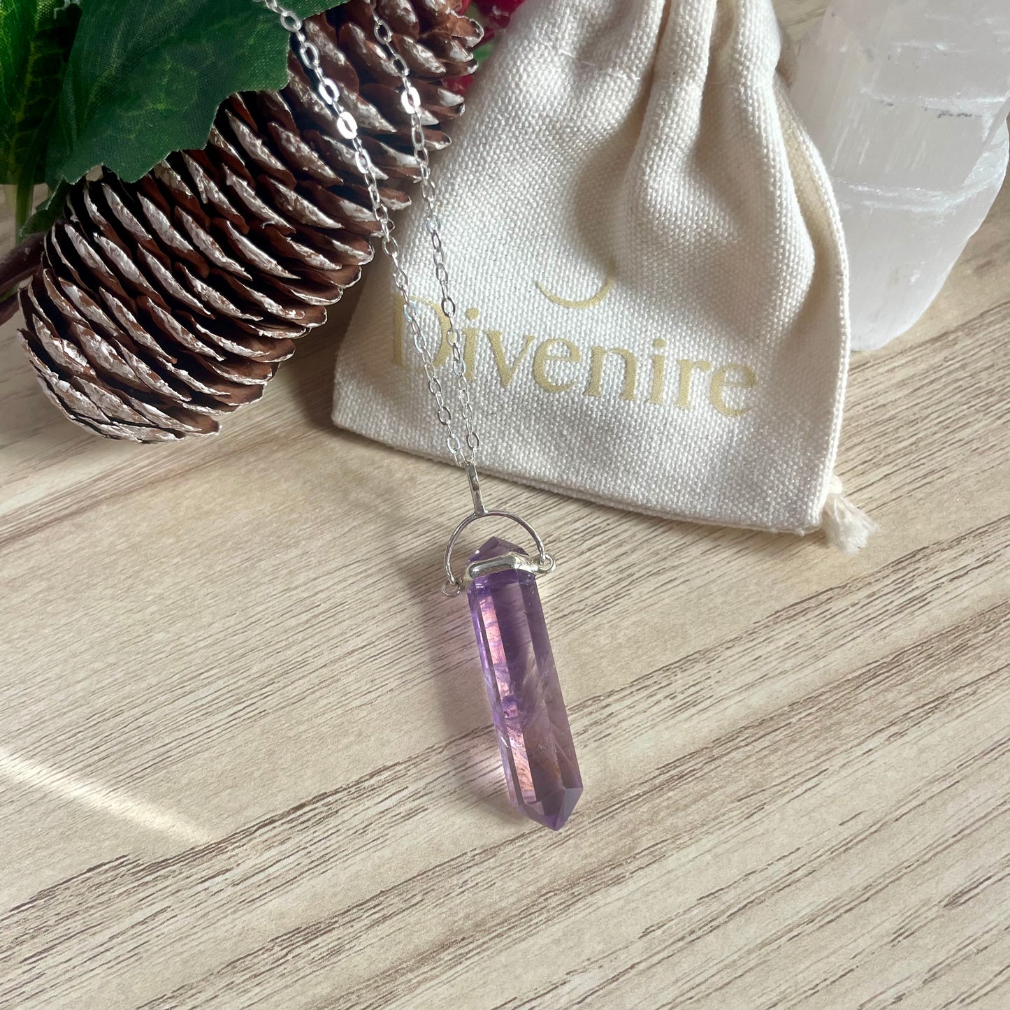Colgante de Amatista | Amuleto de Confianza y Serenidad