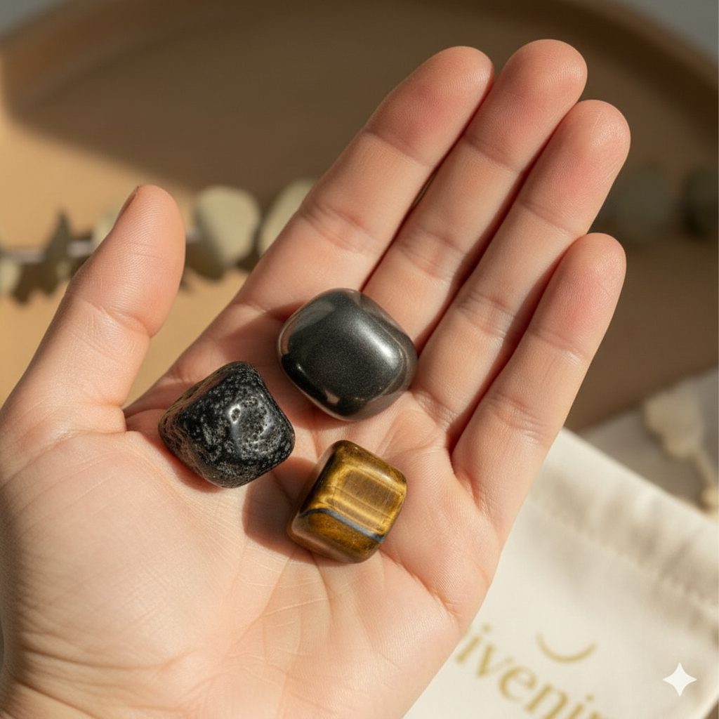 Pack Protección y Limpieza | Piedras Rodadas para protegerte de las malas energías